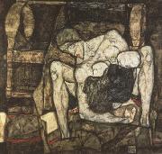 Egon Schiele Bilnd Mother (mk12) oil painting reproduction